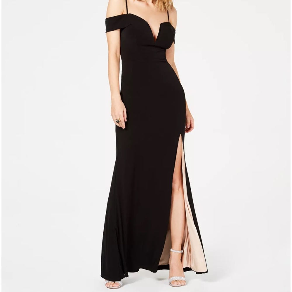 City Studio Black Gown